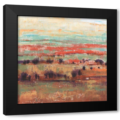 Divided Landscape I Black Modern Wood Framed Art Print with Double Matting by OToole, Tim