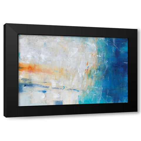 Blue Grotto I Black Modern Wood Framed Art Print with Double Matting by OToole, Tim