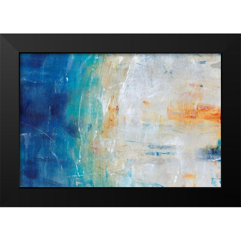 Blue Grotto II Black Modern Wood Framed Art Print by OToole, Tim