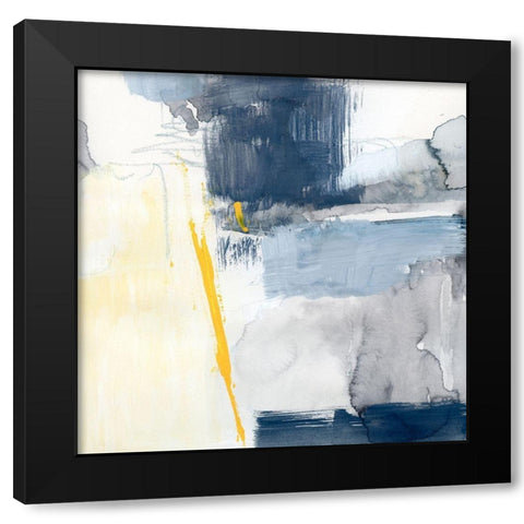 Raio II Black Modern Wood Framed Art Print by Barnes, Victoria