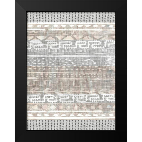 Traders Tapestry I Black Modern Wood Framed Art Print by Parker, Jennifer Paxton