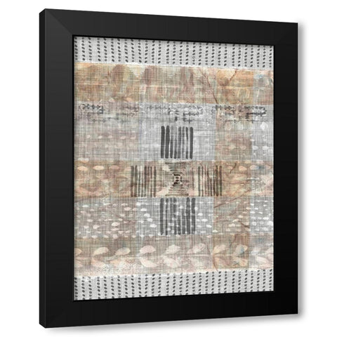 Traders Tapestry II Black Modern Wood Framed Art Print with Double Matting by Parker, Jennifer Paxton