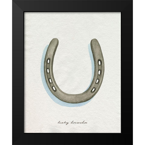Lucky Charm II Black Modern Wood Framed Art Print by Popp, Grace