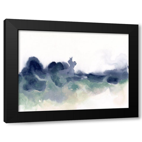 Lake Fog I Black Modern Wood Framed Art Print with Double Matting by Vess, June Erica