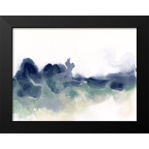 Lake Fog I Black Modern Wood Framed Art Print by Vess, June Erica