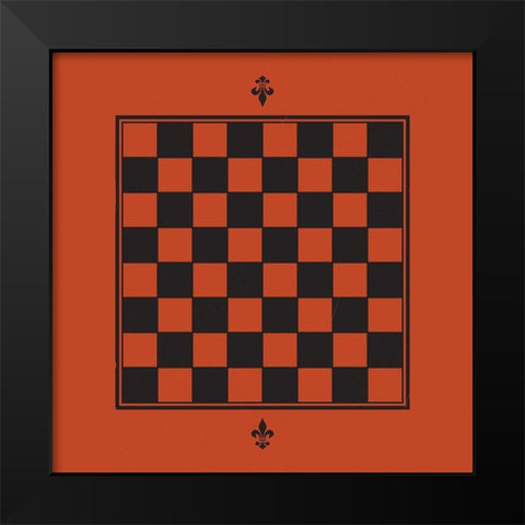 Game Boards I Black Modern Wood Framed Art Print by Green, Jacob