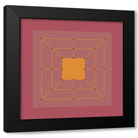 Game Boards V Black Modern Wood Framed Art Print with Double Matting by Green, Jacob