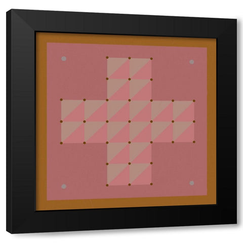 Game Boards VI Black Modern Wood Framed Art Print with Double Matting by Green, Jacob