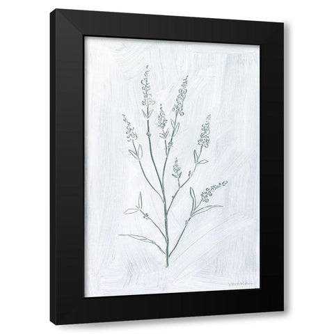 Milkweeds I Black Modern Wood Framed Art Print with Double Matting by Lam, Vanna