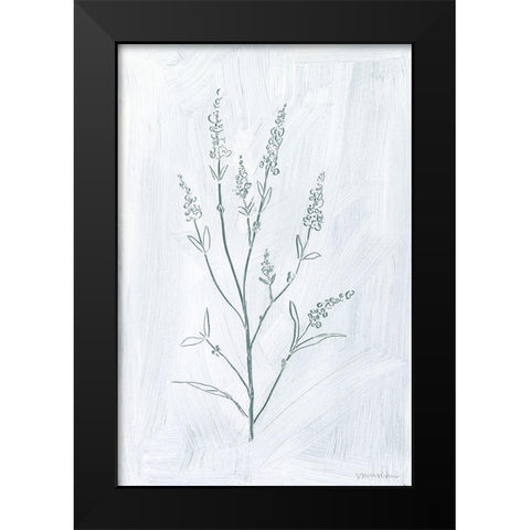 Milkweeds I Black Modern Wood Framed Art Print by Lam, Vanna