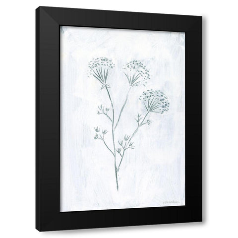 Milkweeds II Black Modern Wood Framed Art Print by Lam, Vanna