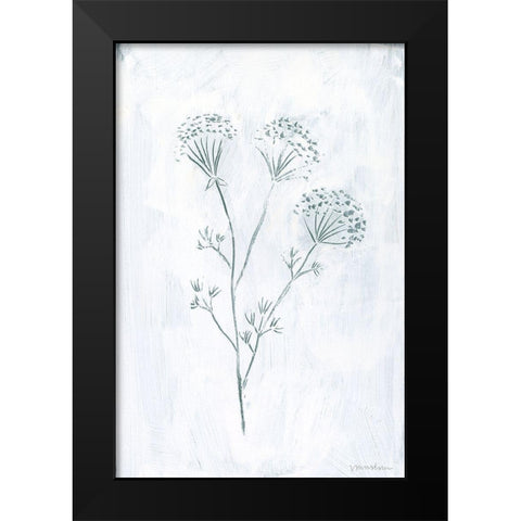 Milkweeds II Black Modern Wood Framed Art Print by Lam, Vanna