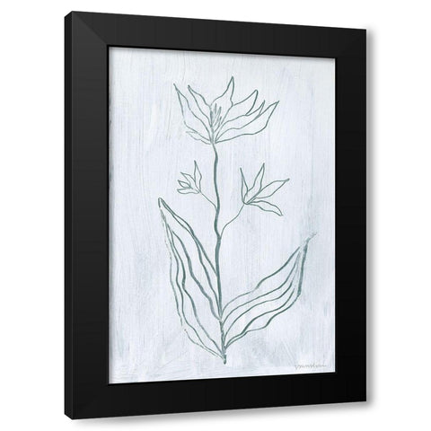 Milkweeds III Black Modern Wood Framed Art Print with Double Matting by Lam, Vanna