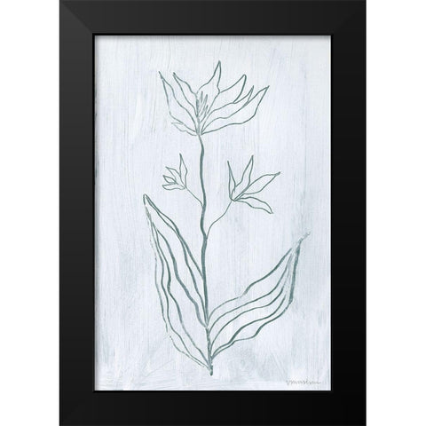 Milkweeds III Black Modern Wood Framed Art Print by Lam, Vanna