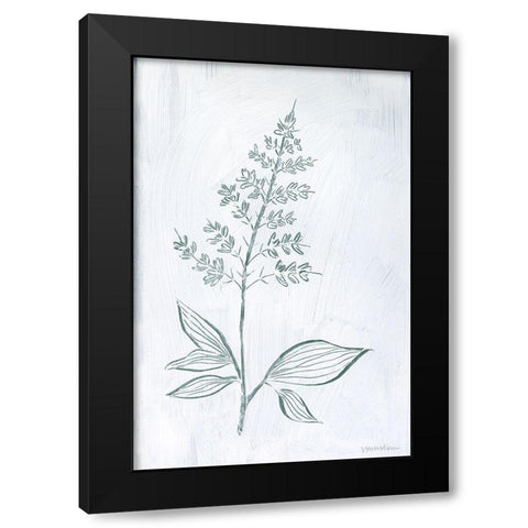 Milkweeds IV Black Modern Wood Framed Art Print with Double Matting by Lam, Vanna
