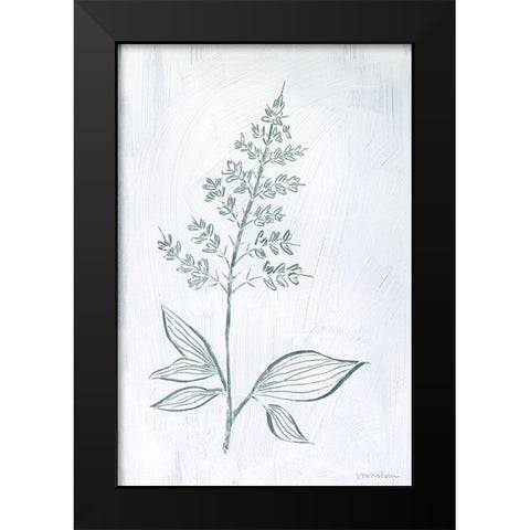 Milkweeds IV Black Modern Wood Framed Art Print by Lam, Vanna