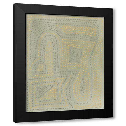 Acacia I Black Modern Wood Framed Art Print with Double Matting by Lam, Vanna