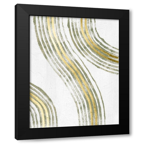 Outgoing I Black Modern Wood Framed Art Print by Lam, Vanna