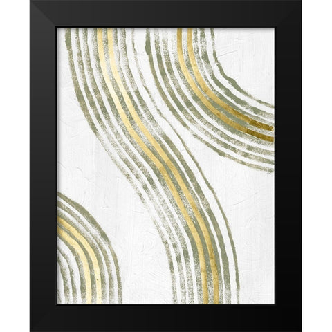 Outgoing I Black Modern Wood Framed Art Print by Lam, Vanna