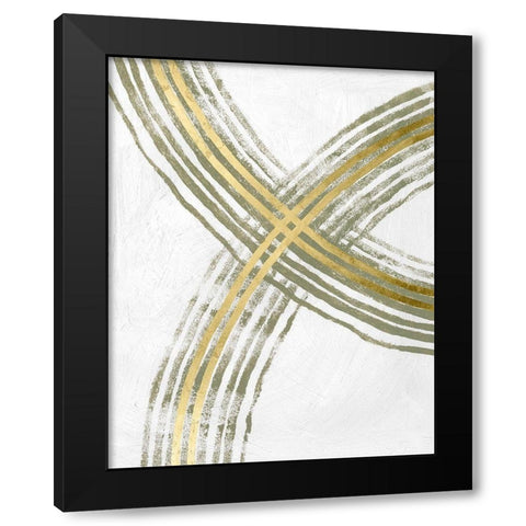 Outgoing III Black Modern Wood Framed Art Print with Double Matting by Lam, Vanna