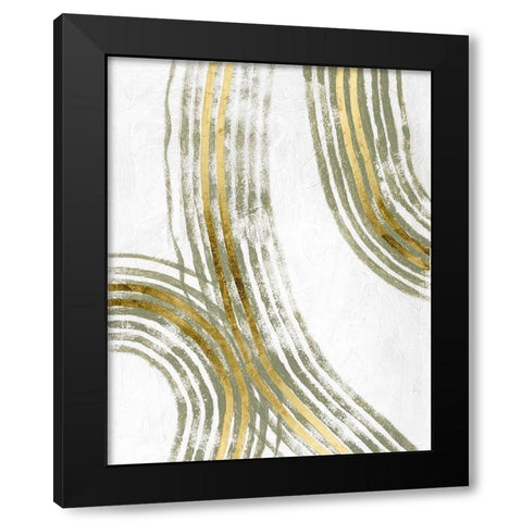 Outgoing IV Black Modern Wood Framed Art Print by Lam, Vanna