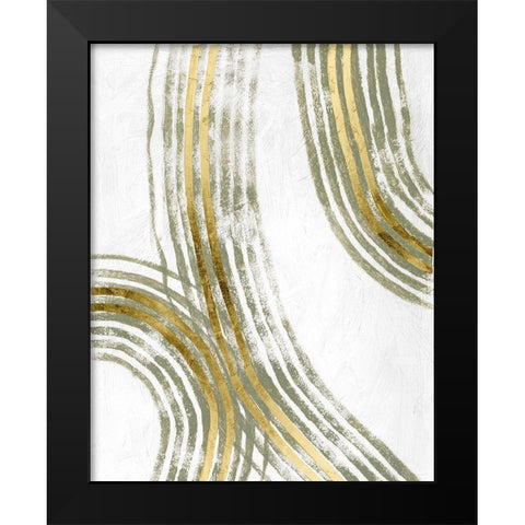 Outgoing IV Black Modern Wood Framed Art Print by Lam, Vanna