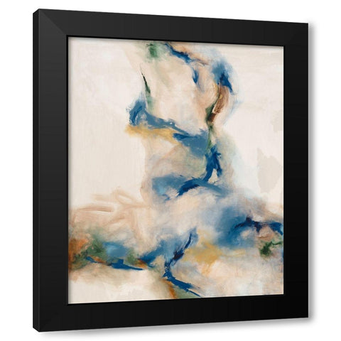 Onward I Black Modern Wood Framed Art Print with Double Matting by Jasper, Sisa