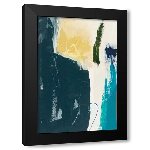 Obscure Abstract II Black Modern Wood Framed Art Print with Double Matting by Jasper, Sisa