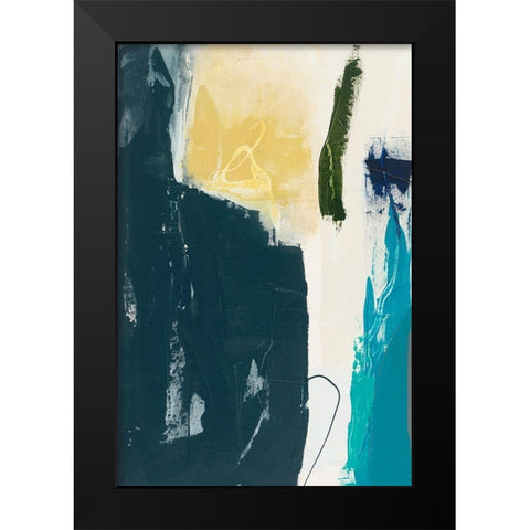 Obscure Abstract II Black Modern Wood Framed Art Print by Jasper, Sisa