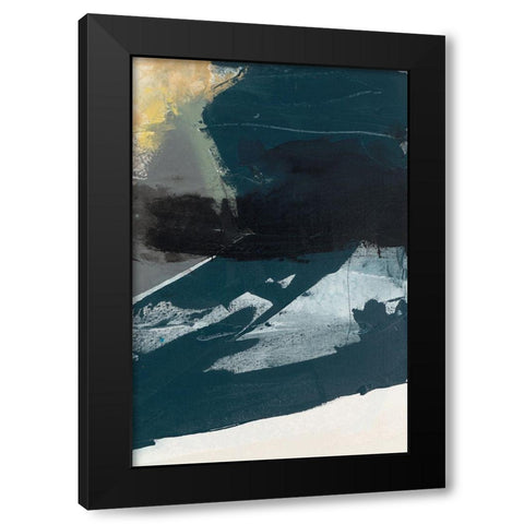 Obscure Abstract III Black Modern Wood Framed Art Print by Jasper, Sisa