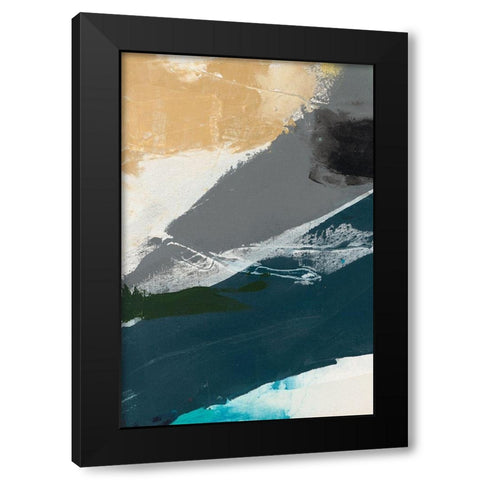 Obscure Abstract IV Black Modern Wood Framed Art Print by Jasper, Sisa