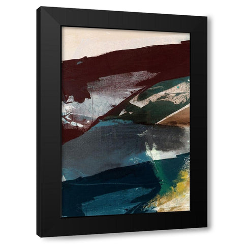 Obscure Abstract VI Black Modern Wood Framed Art Print with Double Matting by Jasper, Sisa