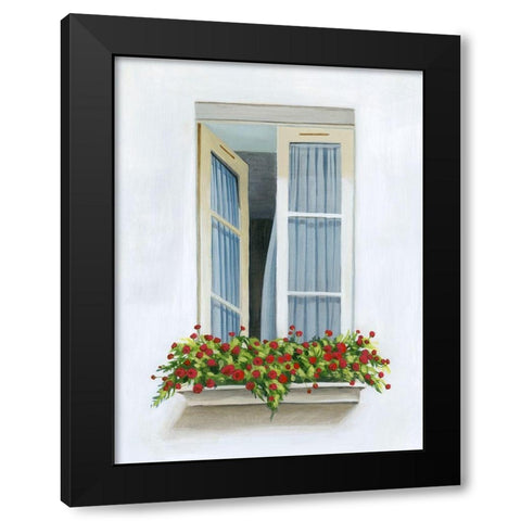 Through the Drapes II Black Modern Wood Framed Art Print by Popp, Grace