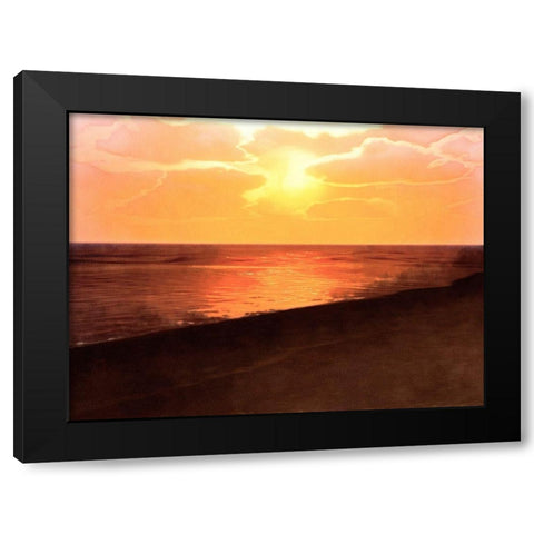 Sunset Dreams IV Black Modern Wood Framed Art Print with Double Matting by Saunders, Alonzo