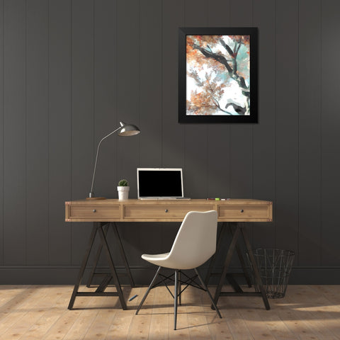 Fall Tree II Black Modern Wood Framed Art Print by Saunders, Alonzo