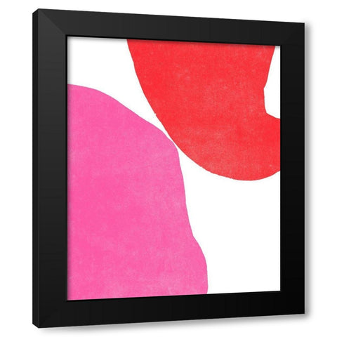 Color Cuts VI Black Modern Wood Framed Art Print by Vess, June Erica