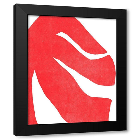 Color Cuts IX Black Modern Wood Framed Art Print with Double Matting by Vess, June Erica