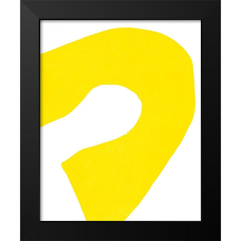 Color Cuts XI Black Modern Wood Framed Art Print by Vess, June Erica