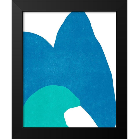 Color Cuts XVI Black Modern Wood Framed Art Print by Vess, June Erica