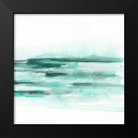 Ocean Mystique I Black Modern Wood Framed Art Print by Vess, June Erica
