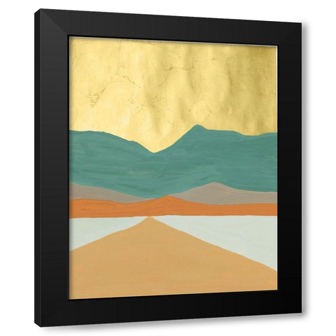 Oxidized Mesa II Black Modern Wood Framed Art Print by Lam, Vanna