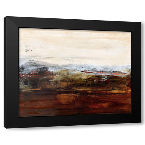 Exploring I Black Modern Wood Framed Art Print by Gordon, Sharon