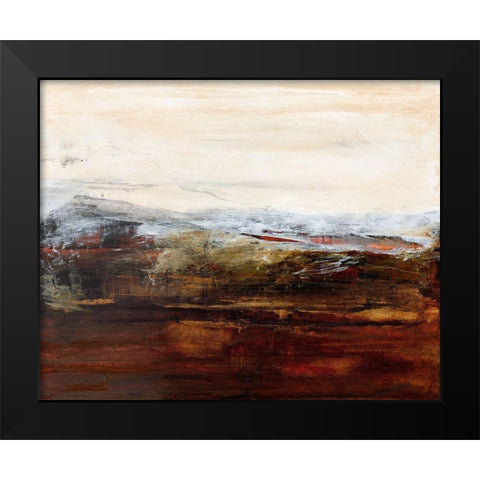 Exploring I Black Modern Wood Framed Art Print by Gordon, Sharon
