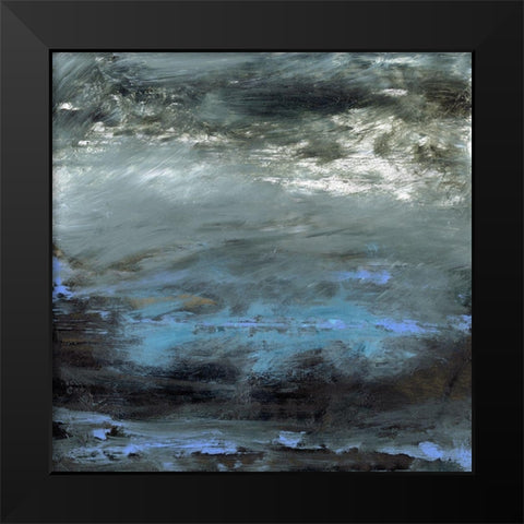 Water Study I Black Modern Wood Framed Art Print by Gordon, Sharon