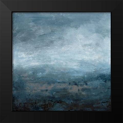 Water Study II Black Modern Wood Framed Art Print by Gordon, Sharon