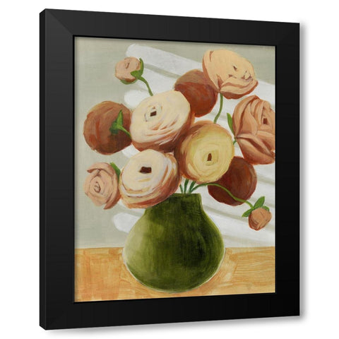 Afternoon Posy I Black Modern Wood Framed Art Print with Double Matting by Popp, Grace