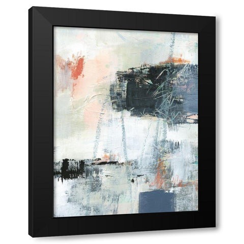 Dunbar I Black Modern Wood Framed Art Print with Double Matting by Barnes, Victoria