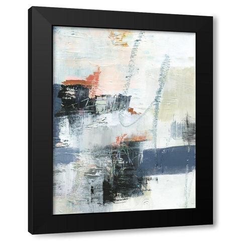 Dunbar III Black Modern Wood Framed Art Print with Double Matting by Barnes, Victoria