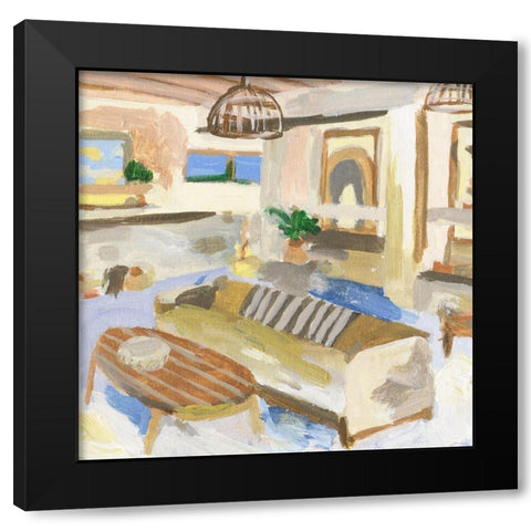 Sunshine Inside IV Black Modern Wood Framed Art Print with Double Matting by Wang, Melissa