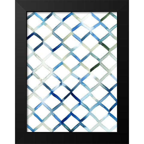 Sea Lattice I Black Modern Wood Framed Art Print by Popp, Grace